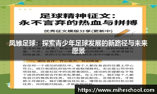 凤雏足球：探索青少年足球发展的新路径与未来愿景